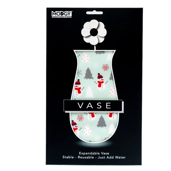 MODGY Expandable Vase in Holiday Motif - Picture 1 of 6